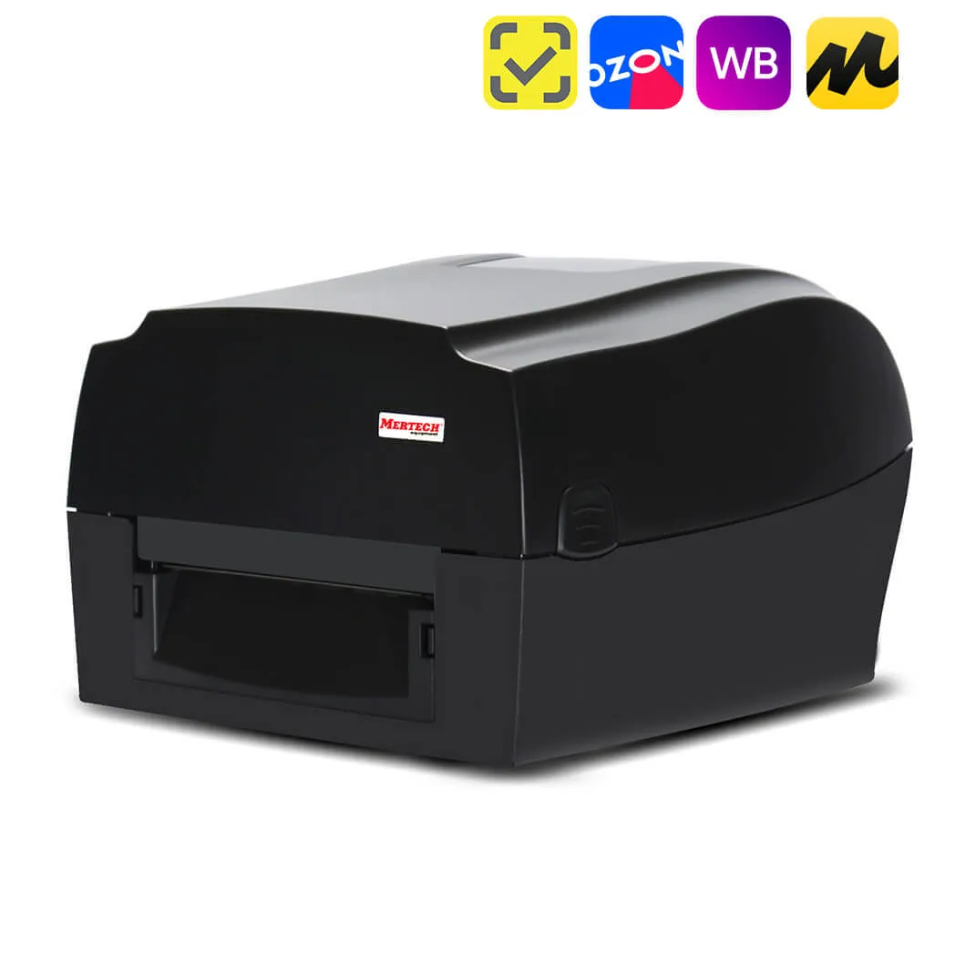 Принтер этикеток MPRINT TLP300 TERRA NOVA (термо трансферный, 300dpi, USB, RS232, Ethernet) черный