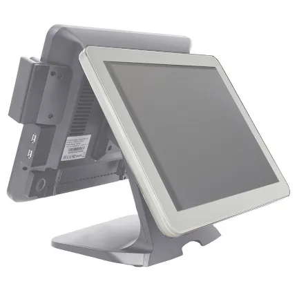Монитор покупателя 15" с установочным комплектом для сенсорного моноблока POScenter POS100, БЕЛЫЙ