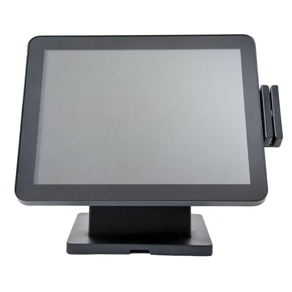 pos терминал-моноблок poscenter pos90 (15", pcap, j3455, ram 4gb, ssd 128gb, msr) без ос