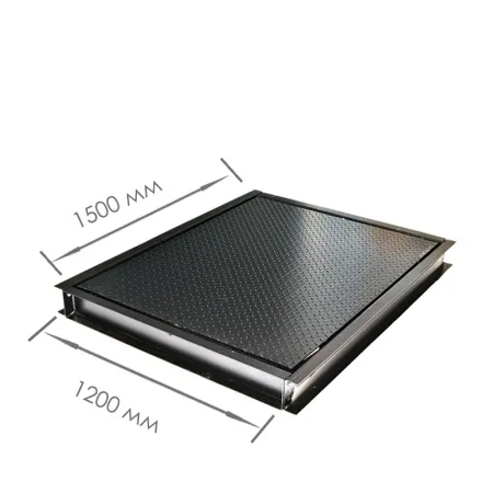 весы платформенные масса-к 4d-pmf-15/12-1000-rp врезные с печатью этикетки