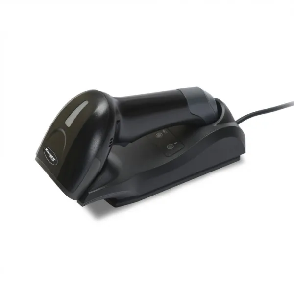 Сканер штрих-кода беспроводной MERTECH CL-2310 BLE Dongle P2D USB, черный с подставкой
