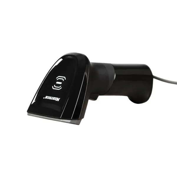 Проводной сканер штрих-кода MERTECH NS031 P2D USB, USB эмуляция RS232 black cable 2m