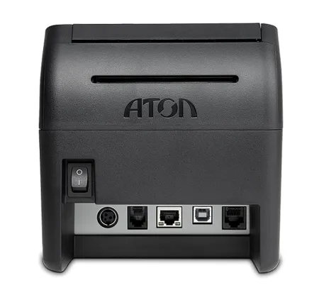 фискальный регистратор атол 27ф (фн 15) rs, usb, ethernet черный (5.0) (51644)
