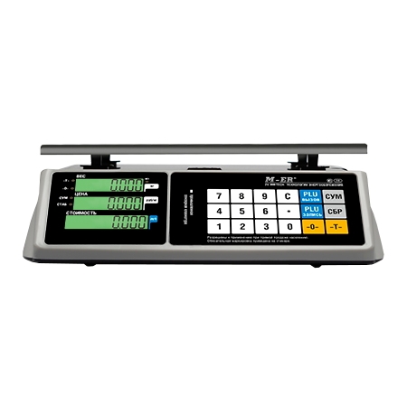 весы торговые m-er 328ac-15.2 lcd touch-m