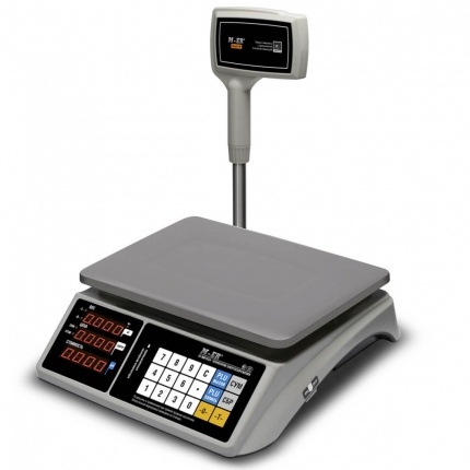 Весы торговые M-ER 328АСРХ-32.5 LED,Touch-M/ RS232, USB