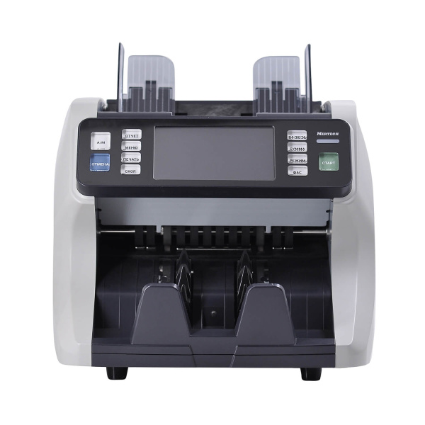 счетчик банкнот с детектором подлинности mertech c-120 double cis mg touch screen