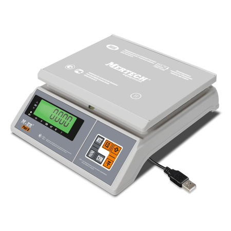 весы порционные m-er 326afu -32.1 lcd c usb