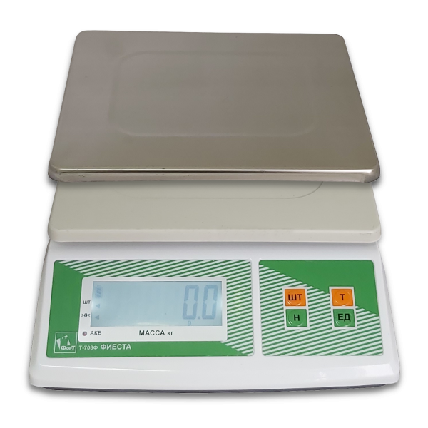 весы порционные форт-т 708ф (6;1) lcd фиеста