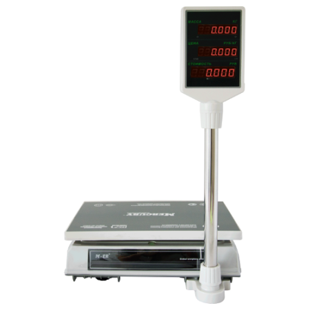весы торговые m-er 326 acp-32.5 с акб led slim